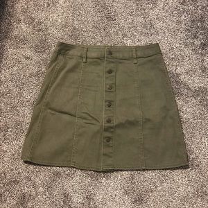 Dark Green Skirt